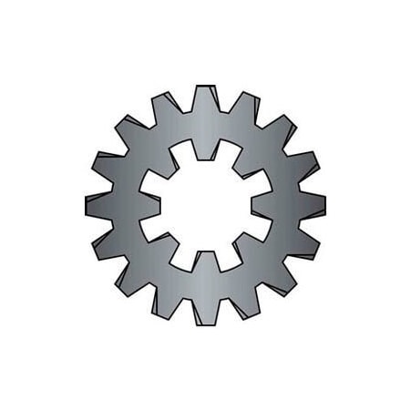 Titan Fasteners Internal/External Tooth Lock Washer, Steel, Zinc Plated Finish BHA66